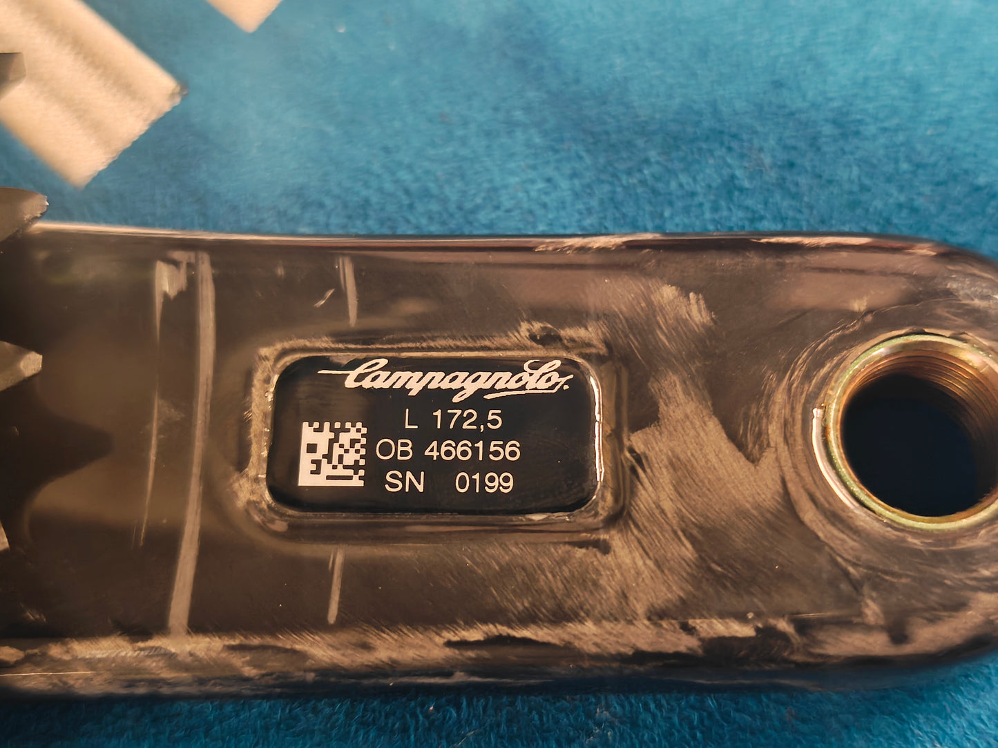 Like New, Campagnolo Super Record Crankset, 52/36, 172.5mm crank arm
