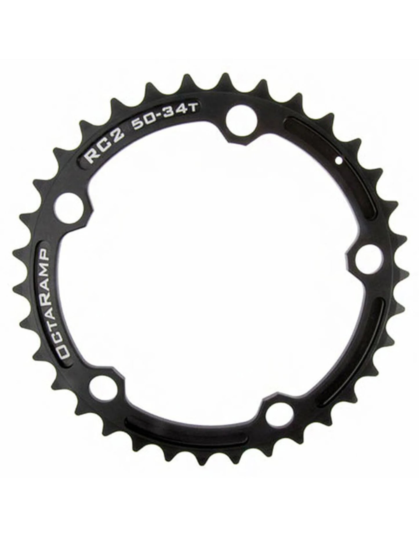 Extralite RC2 Octaramp Road Chainrings 50/34, 5-bolt, 110 BCD