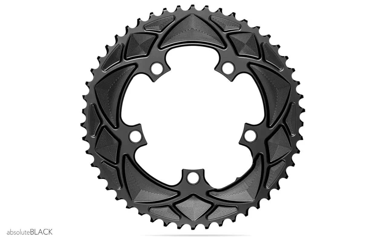 absoluteBlack Premium Round 50/34 Chainrings, 5 bolt 110 BCD