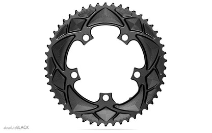 absoluteBlack Premium Round 50/34 Chainrings, 5 bolt 110 BCD