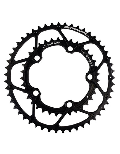 Extralite RC2 Octaramp Road Chainrings 50/34, 5-bolt, 110 BCD
